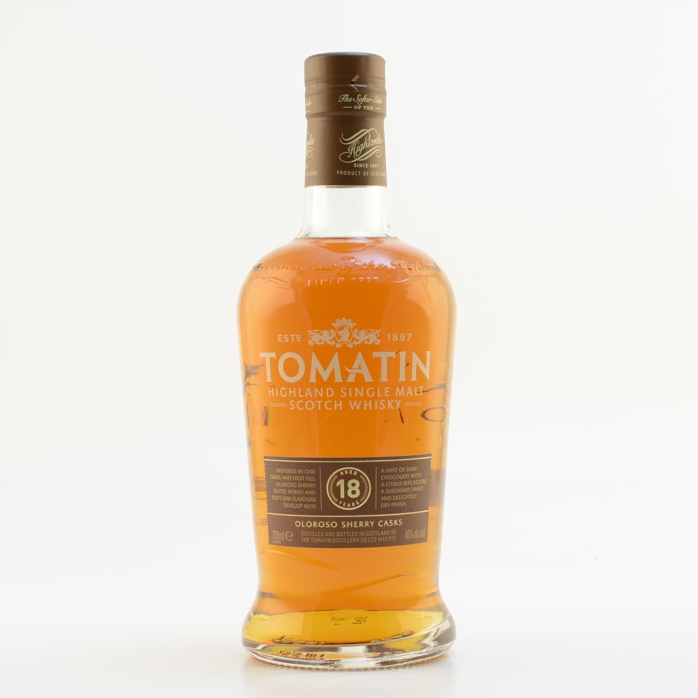 Tomatin 18 Jahre Highland Single Malt Whisky 46% 0,7l