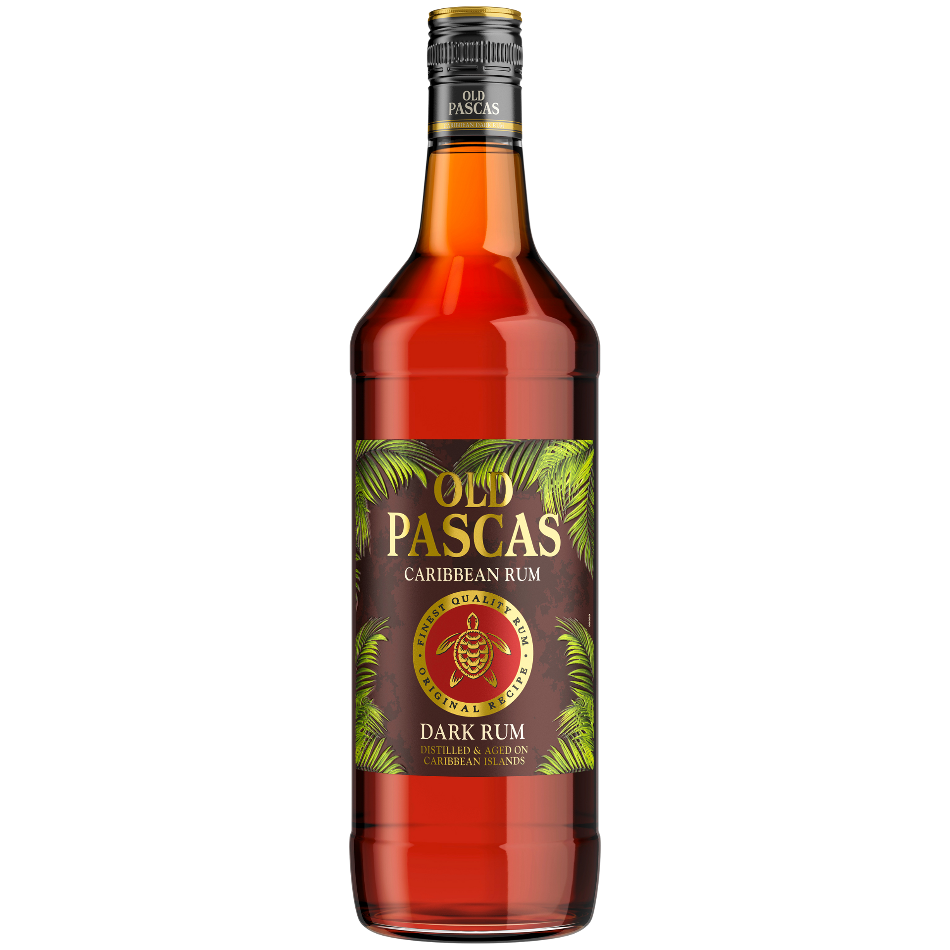 Old Pascas Dark Barbados Rum 37,5% 1,0l