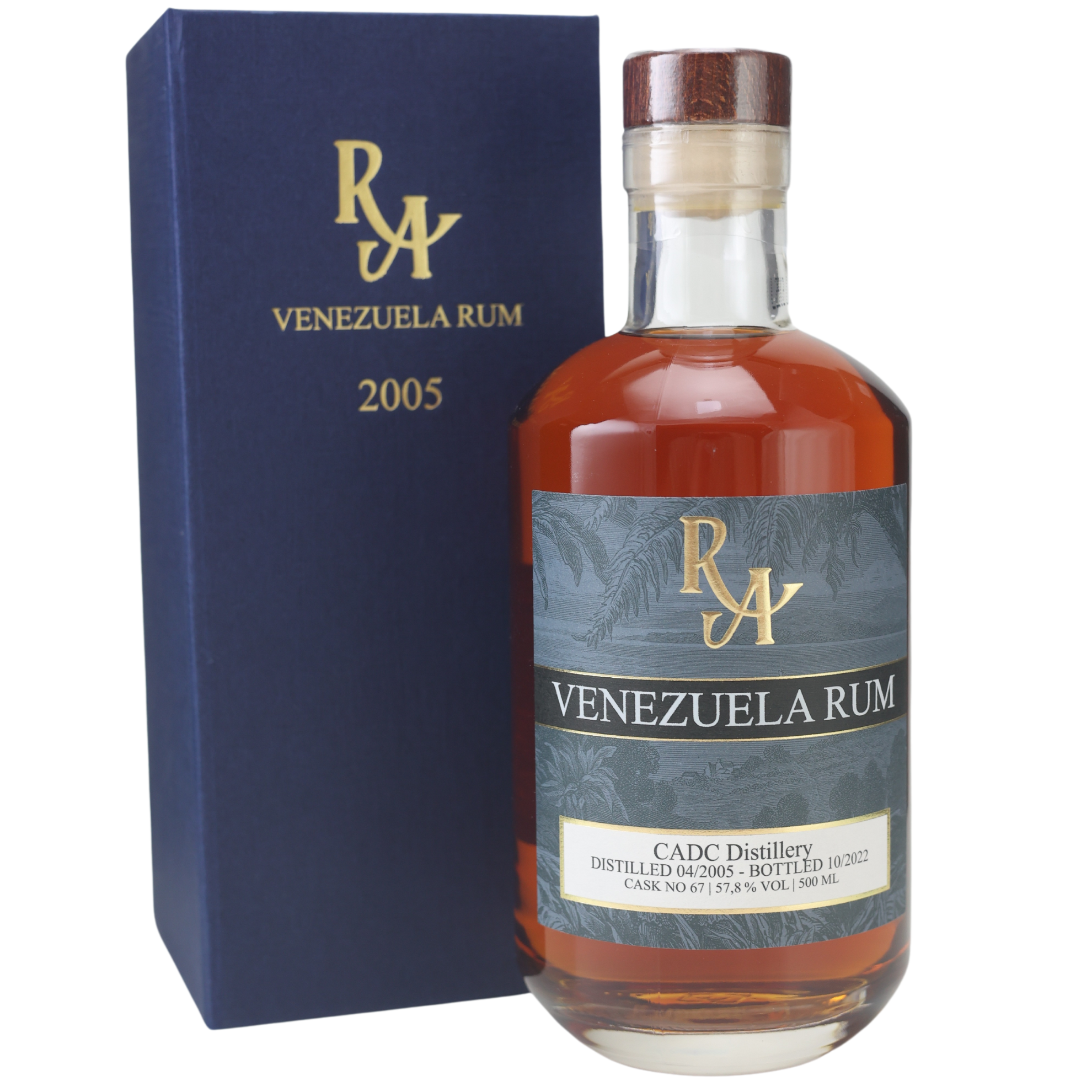 Rum Artesanal Venezuela CACD Distillery 2005 Rum 57,8% 0,5l
