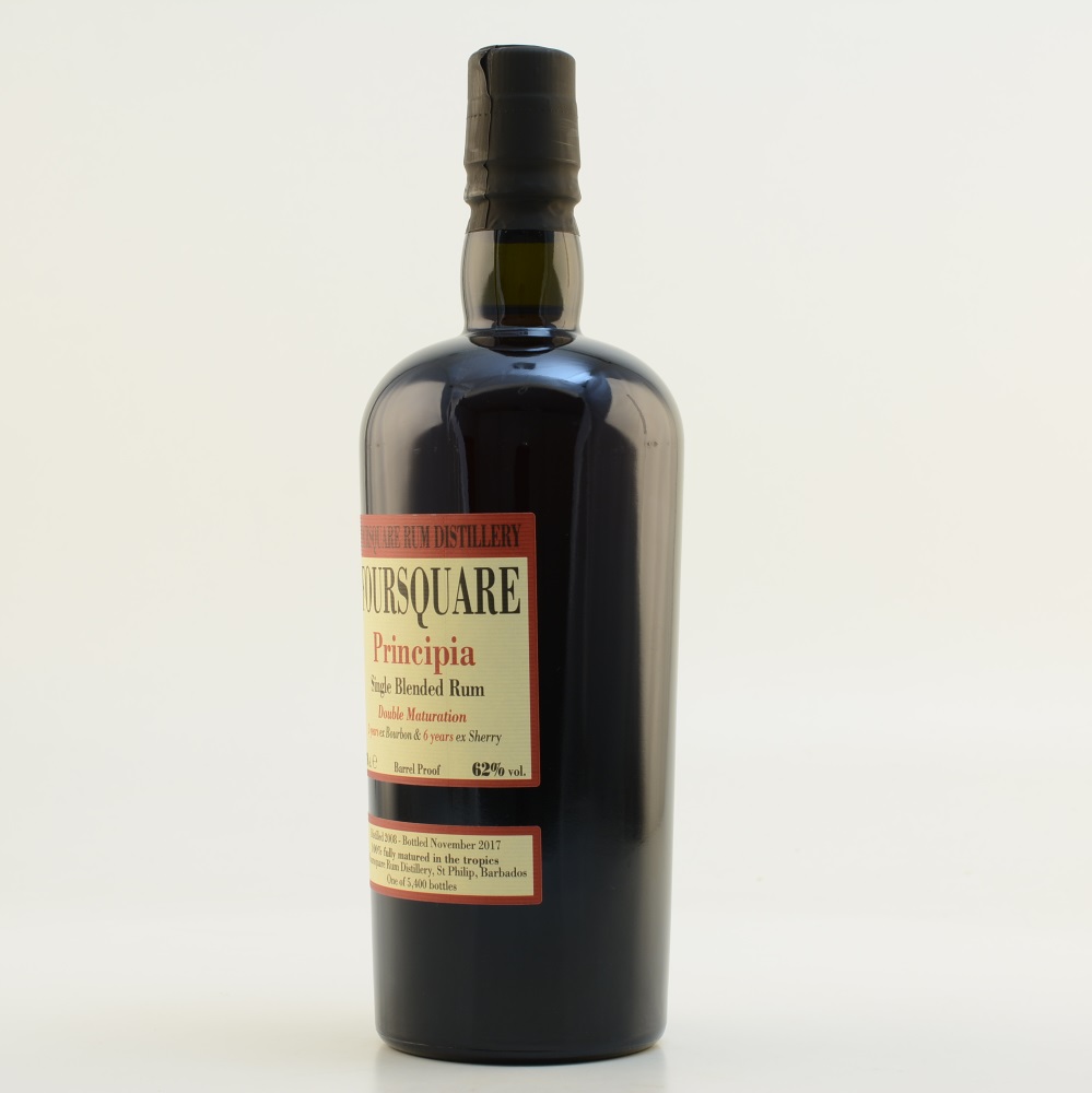 Foursquare Principia Single Blended Rum 62% 0,7l