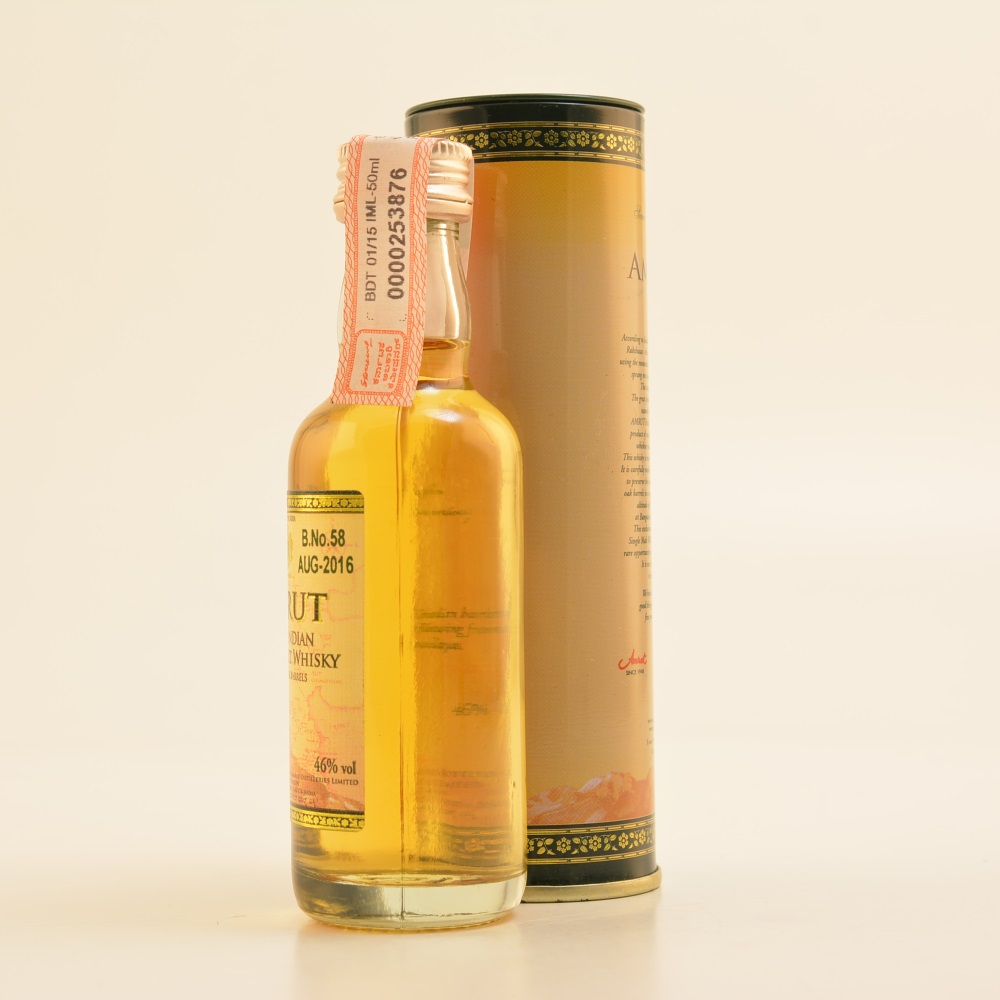 Amrut Peated Indian Whisky Mini 46% 0,05l