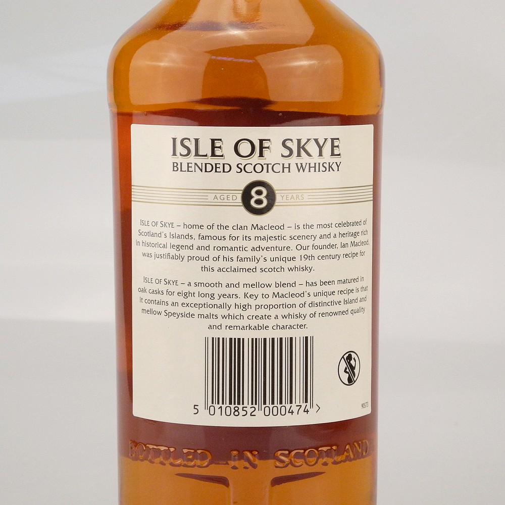Isle of Skye 8 Jahre Island Whisky 40% 0,7l