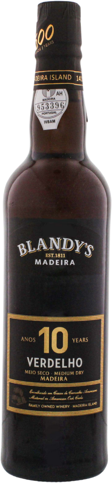 Blandys Madeira Verdelho 10 Jahre Medium Dry 19% 0,5l