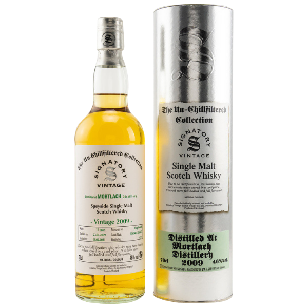 Signatory The Un-Chillfiltered Collection Mortlach 2009 Single Malt Whisky 46% 0,7l