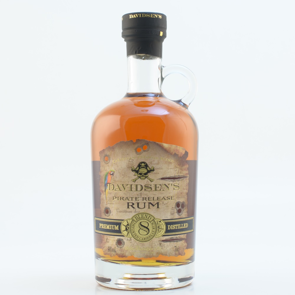 Davidsen´s Pirate Release 8 Rum 40% 0,7l