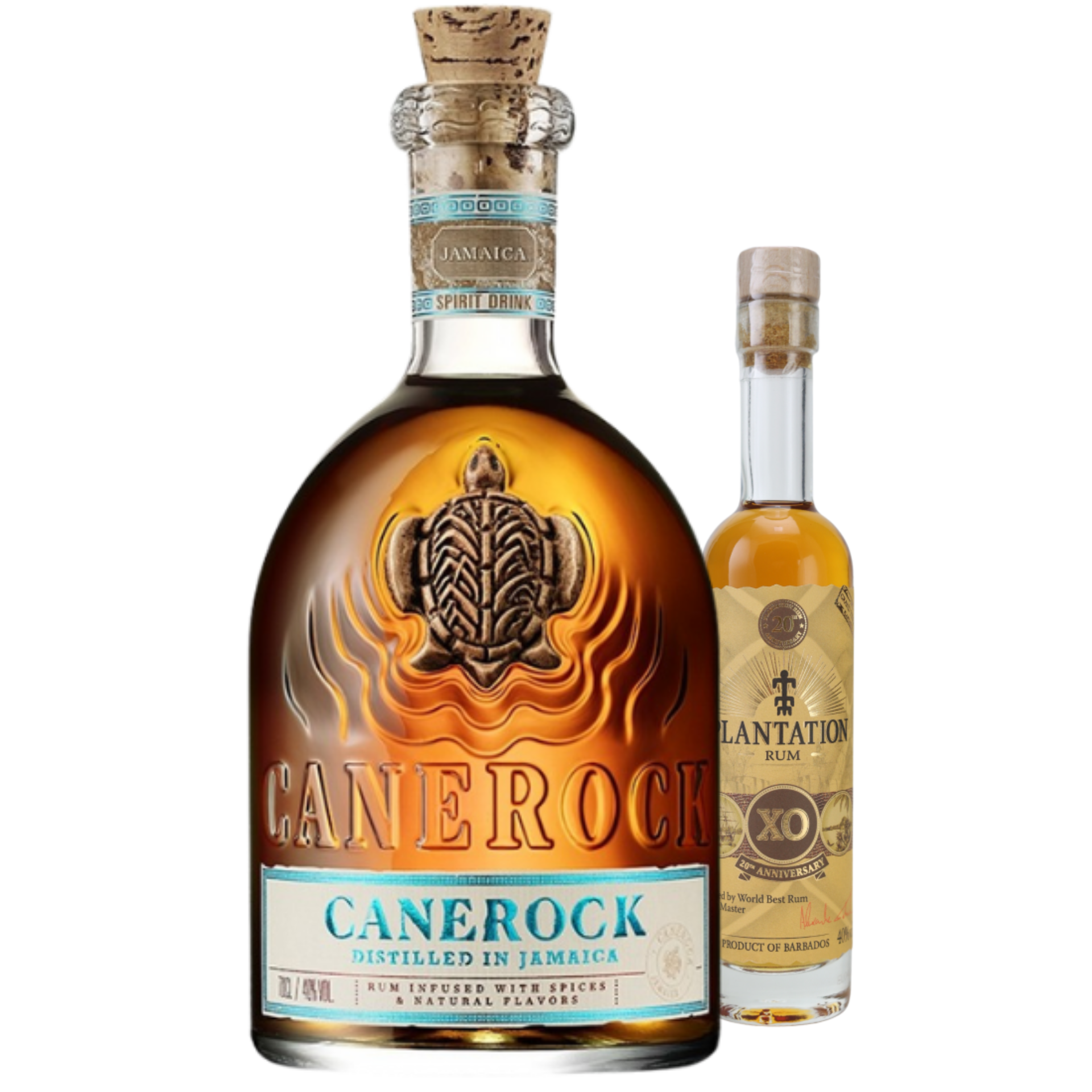 Canerock Jamaica (Rum-Basis) 40% 0,7l + Plantation Rum Barbados XO 20th Anniversary Rum 40% 0,1l