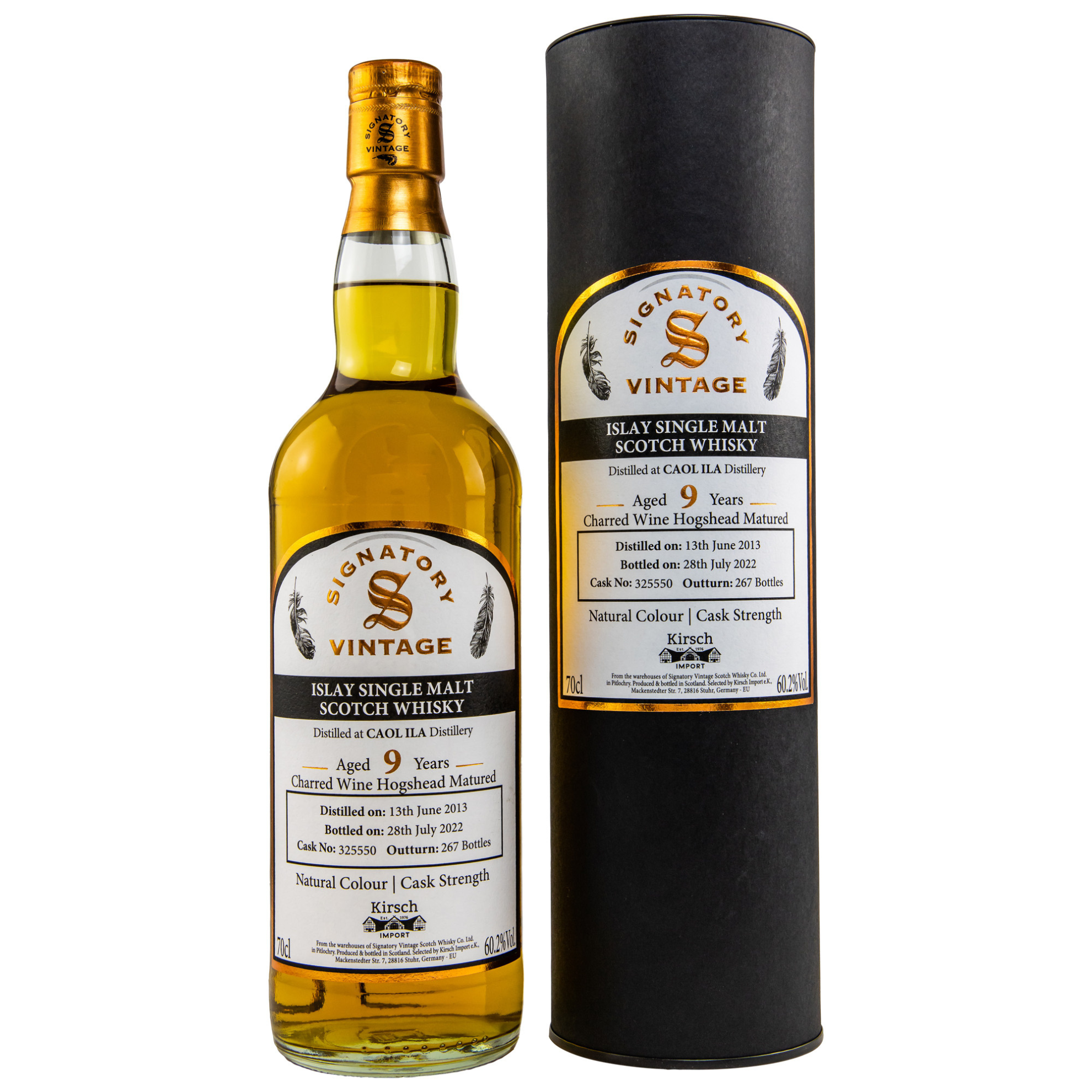 Signatory Vintage Caol Ila 2013/2022 Cask Strength Whisky 60,2% 0,7l