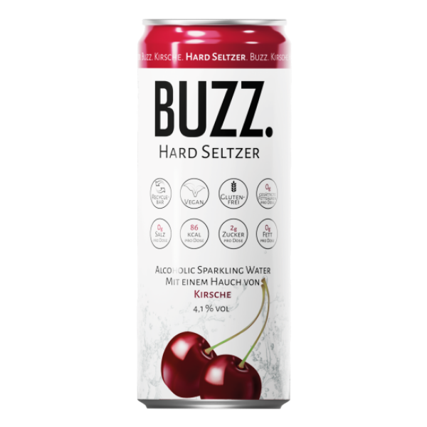 Buzz. Hard Seltzer Kirsche 4,1% 0,33l