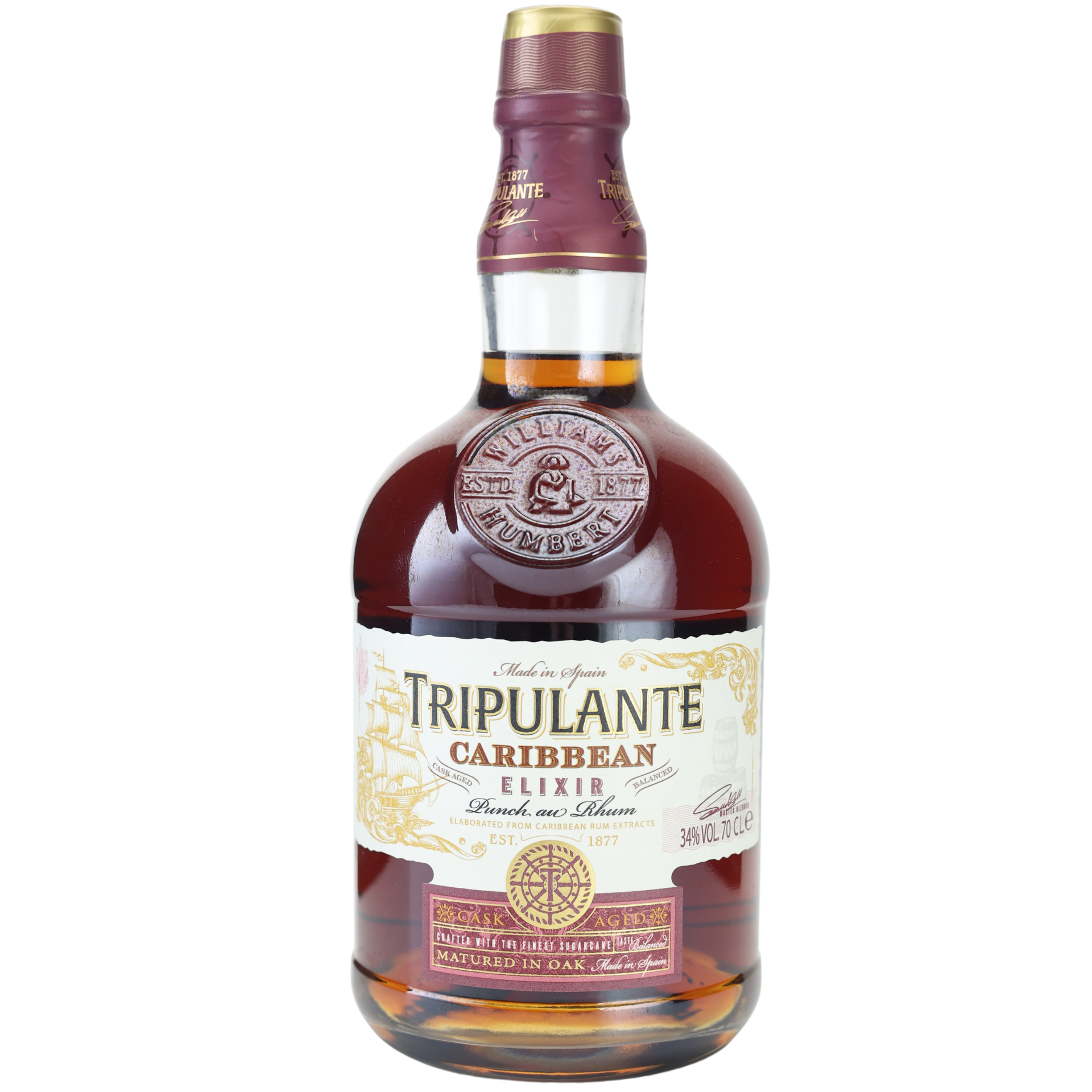 Tripulante Caribbean Elixir Rumlikör 34% 0,7l