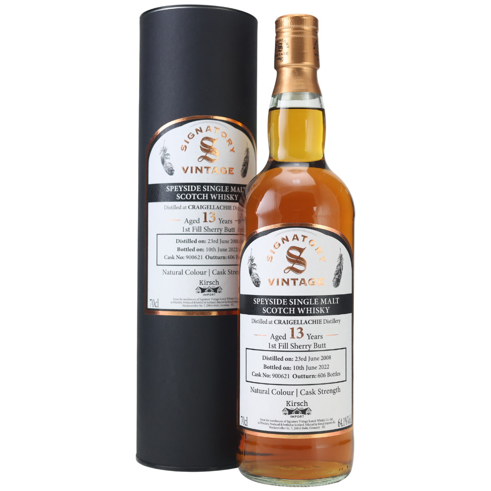 Signatory Vintage Craigellachie 2008/2022 Cask Strength Whisky 64,1% 0,7l