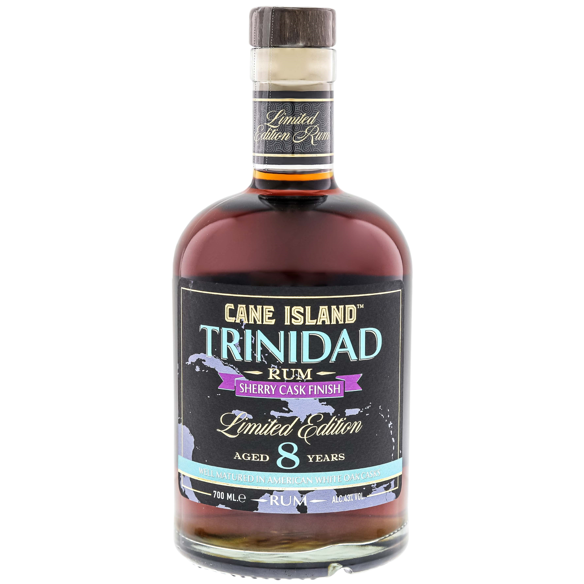 Cane Island Trinidad Sherry Cask Finished 8YO Rum 43% 0,7l