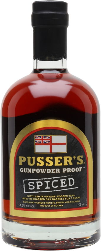 Pussers British Navy Rum Gunpowder Proof Spiced (Rum-Basis) 54,5% 0,7l