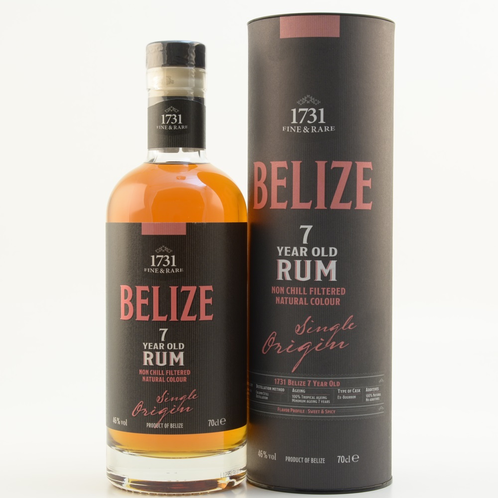 1731 Fine & Rare Belize 7 Jahre Rum 46% 0,7l
