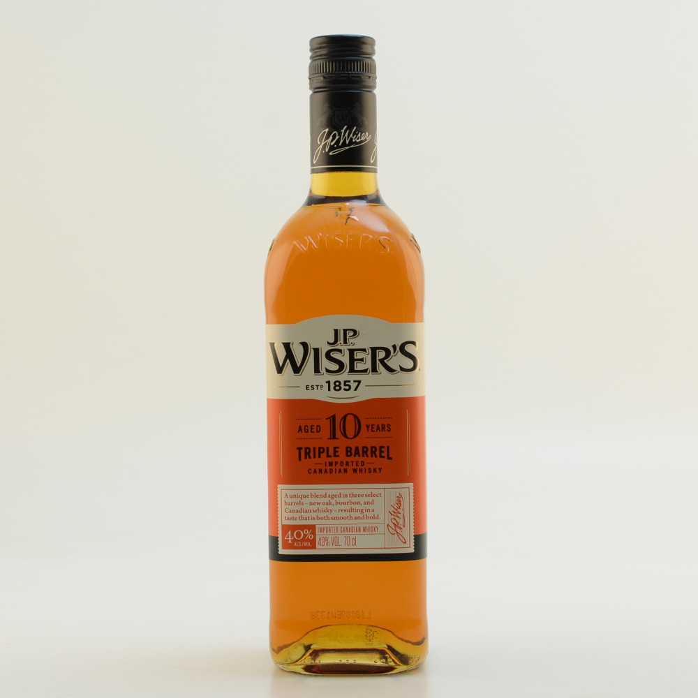J.P. Wiser's 10 Jahre Canadian Whisky 40% 0,7l