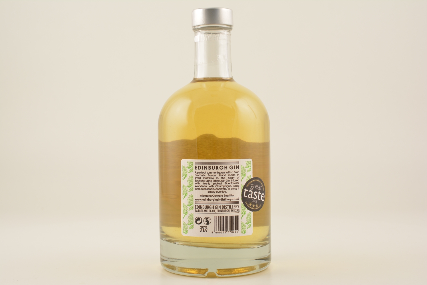 Edinburgh Gin´s Elderflower Liqueur 20% 0,5l