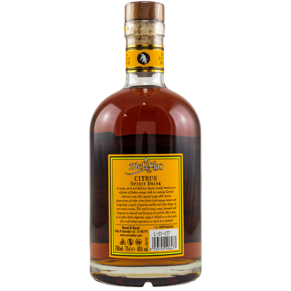 Rum Nation Meticho Citrus (Rum-Basis) 40% 0,7l
