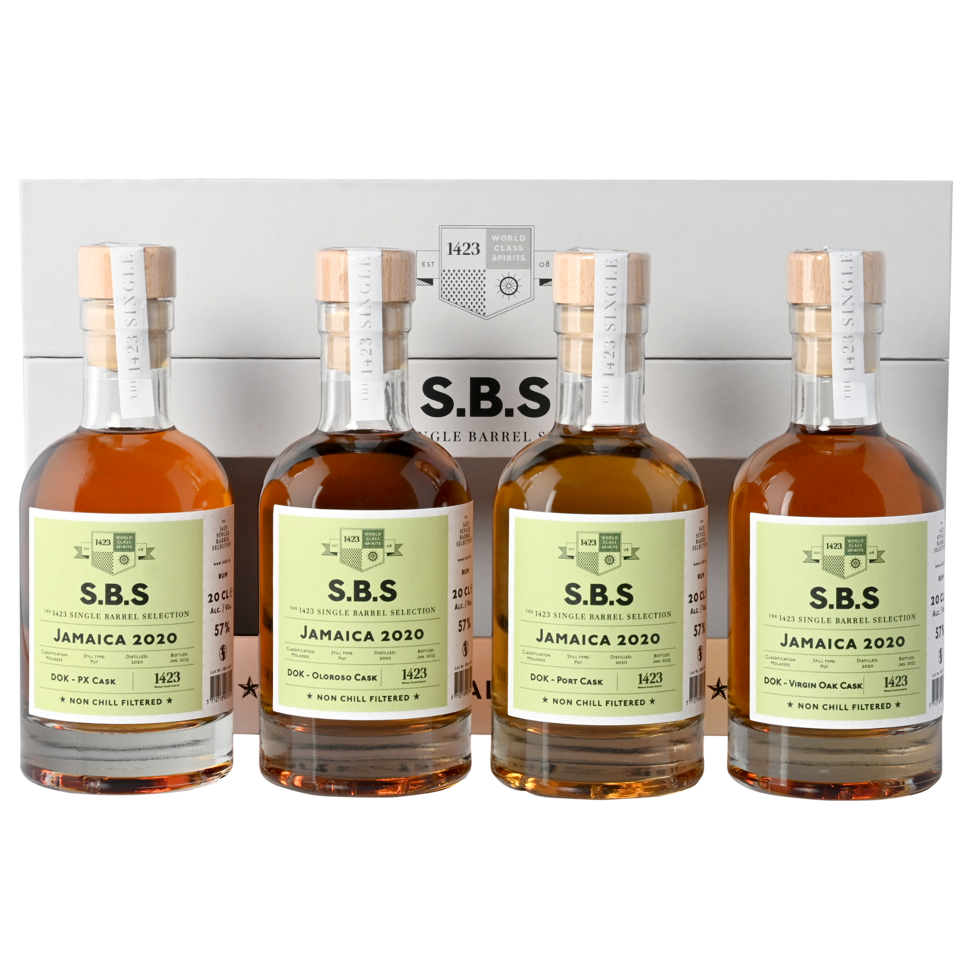 SBS Rum Jamaica 2020 DOK 57% 4x0,2l