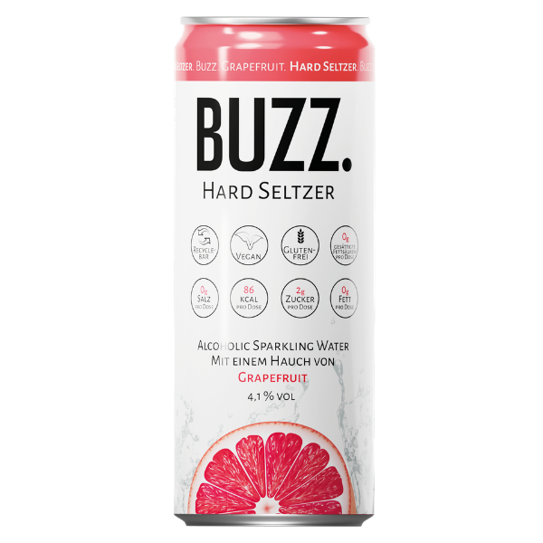 Buzz. Hard Seltzer Grapefruit 4,1% 0,33l