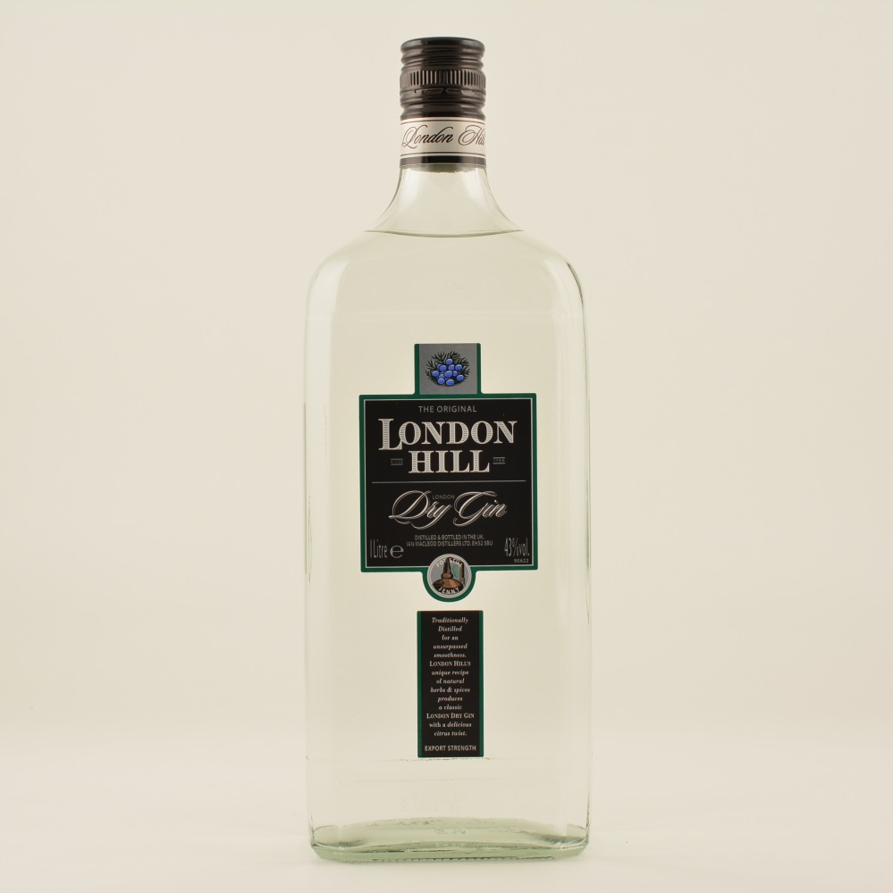 London Hill Dry Gin 43% 1,0l