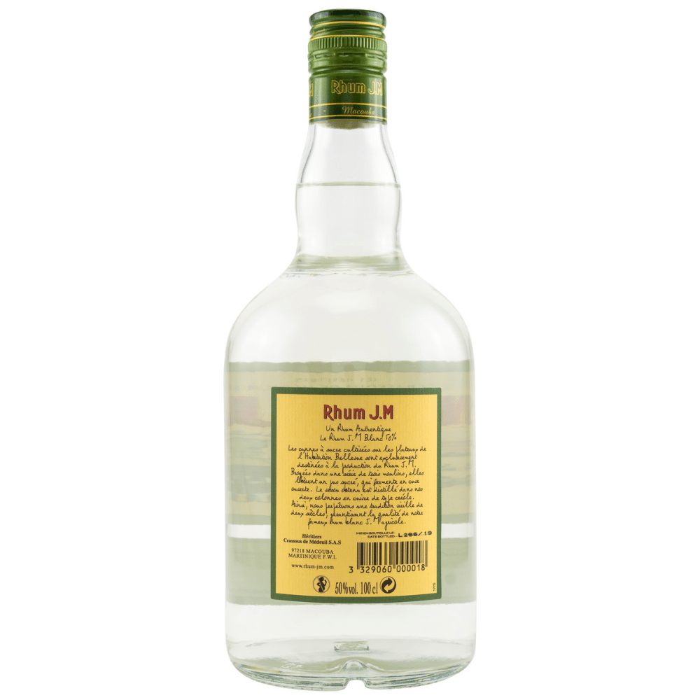 Rhum J.M Agricole Blanc Rum 50% 1l