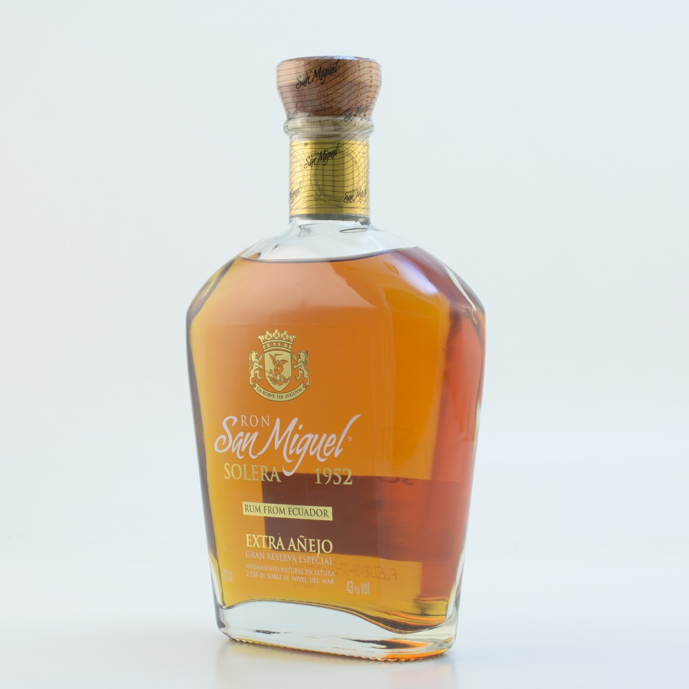 Ron San Miguel Solera 1952 Extra Añejo Rum  43% 0,7l