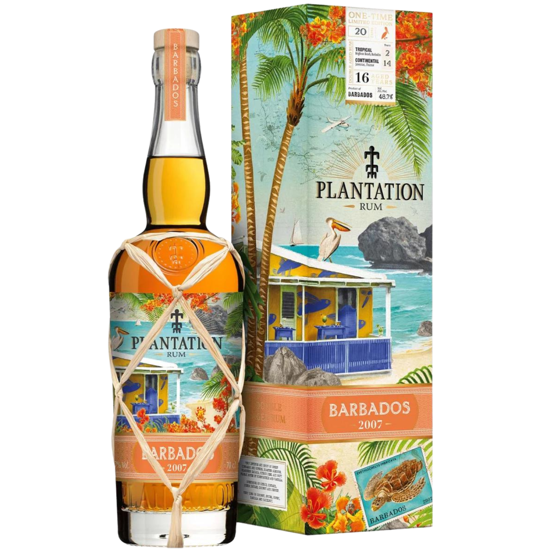 Plantation Rum Barbados 2007 One Time Edition 48,7% 0,7l