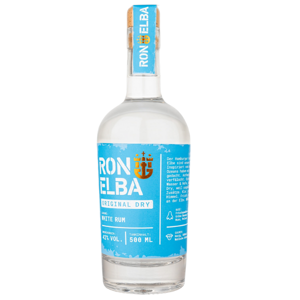 Ron Elba Original Dry White Rum 42% 0,5l