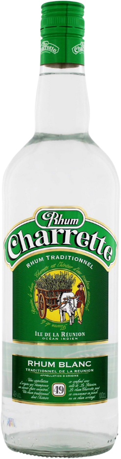 Charrette Traditional Blanc Rhum 49% 1,0l