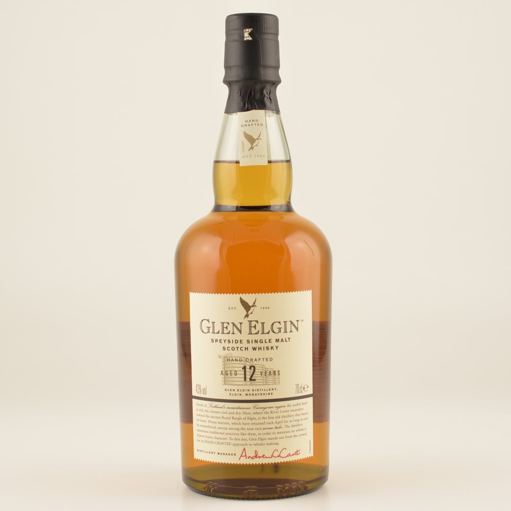 Glen Elgin 12 Jahre Speyside Whisky 43% 0,7l