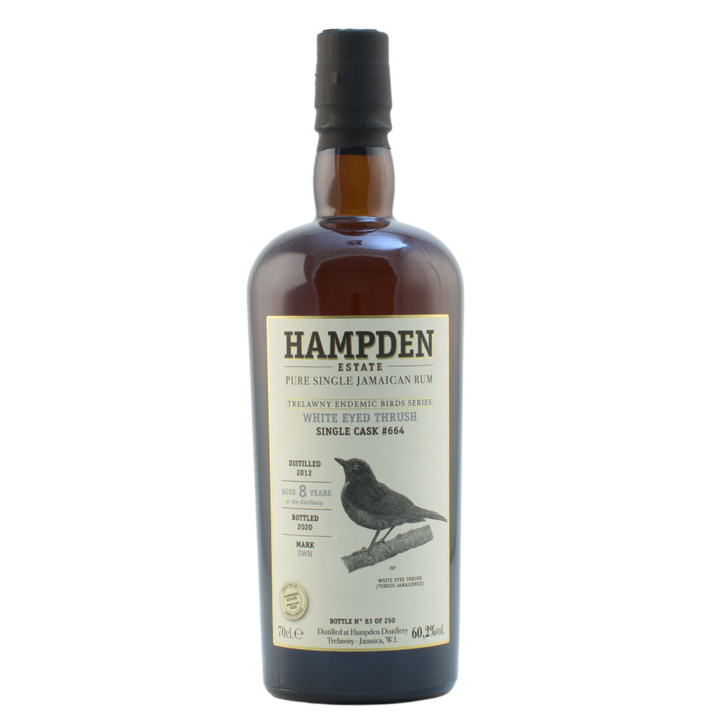 Hampden 2012 OWH Single Cask Rum 60,2% 0,7l (1 Fl./Kunde)