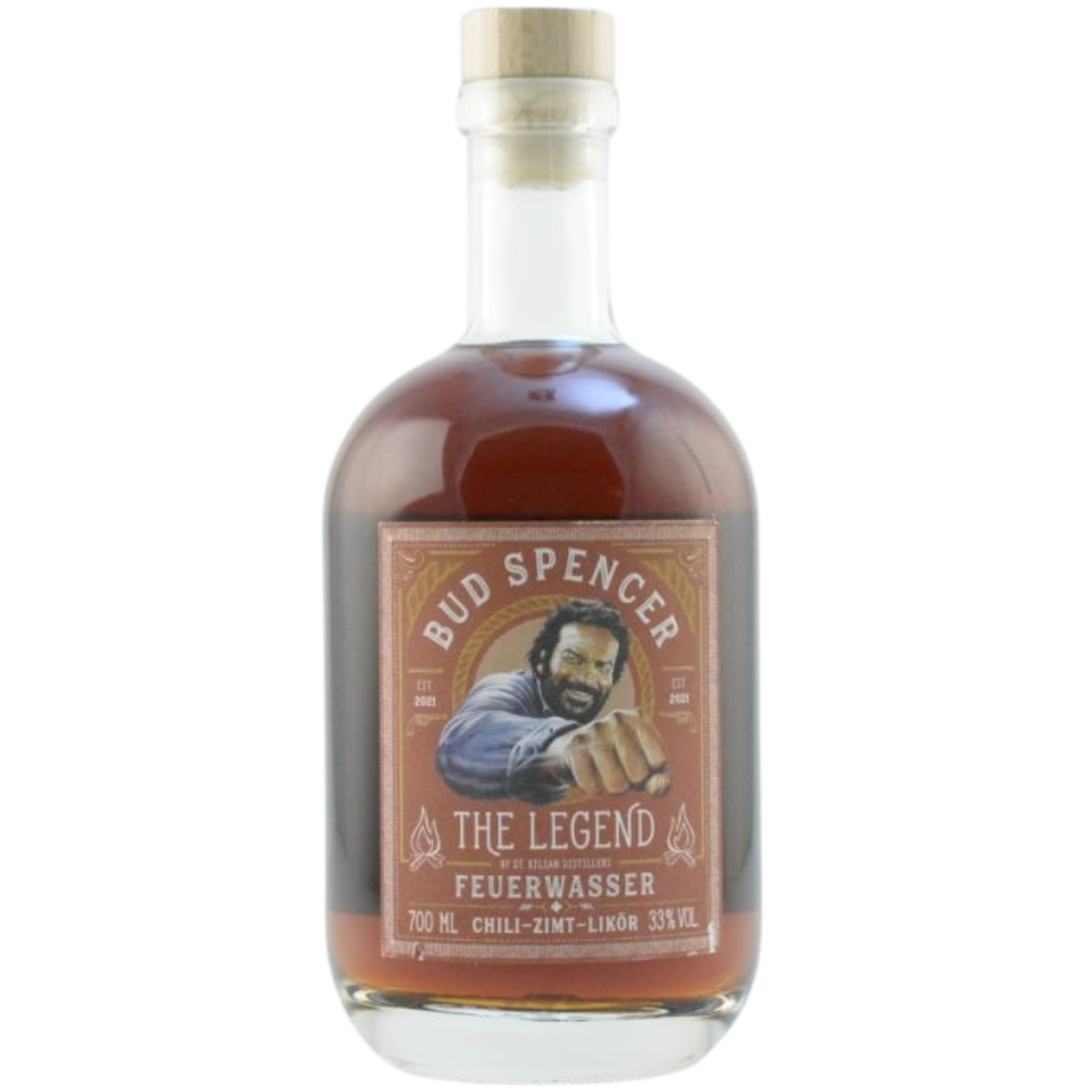 Bud Spencer "The Legend" Feuerwasser Likör 33% 0,7l