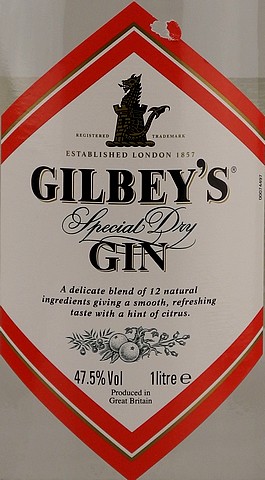 Gilbeys Gin 47,5% 1,0l