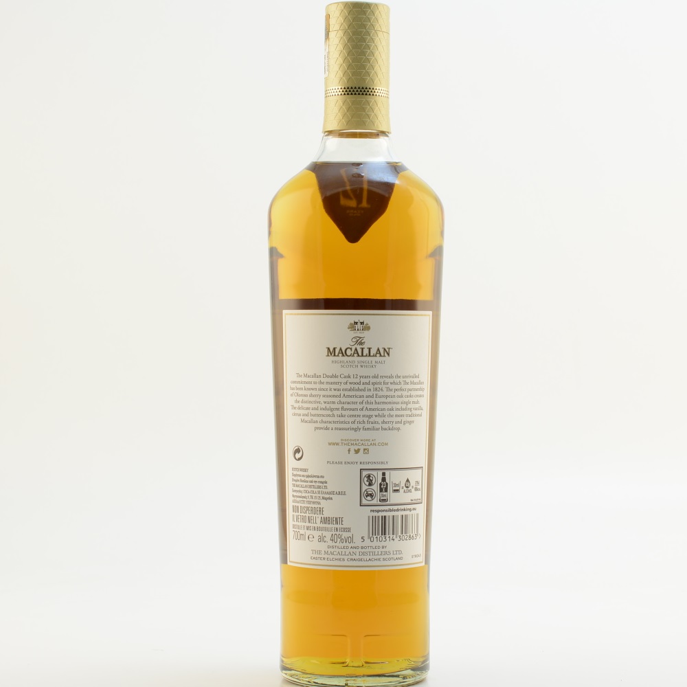 Macallan 12 Jahre Double Cask Whisky 40% 0,7l