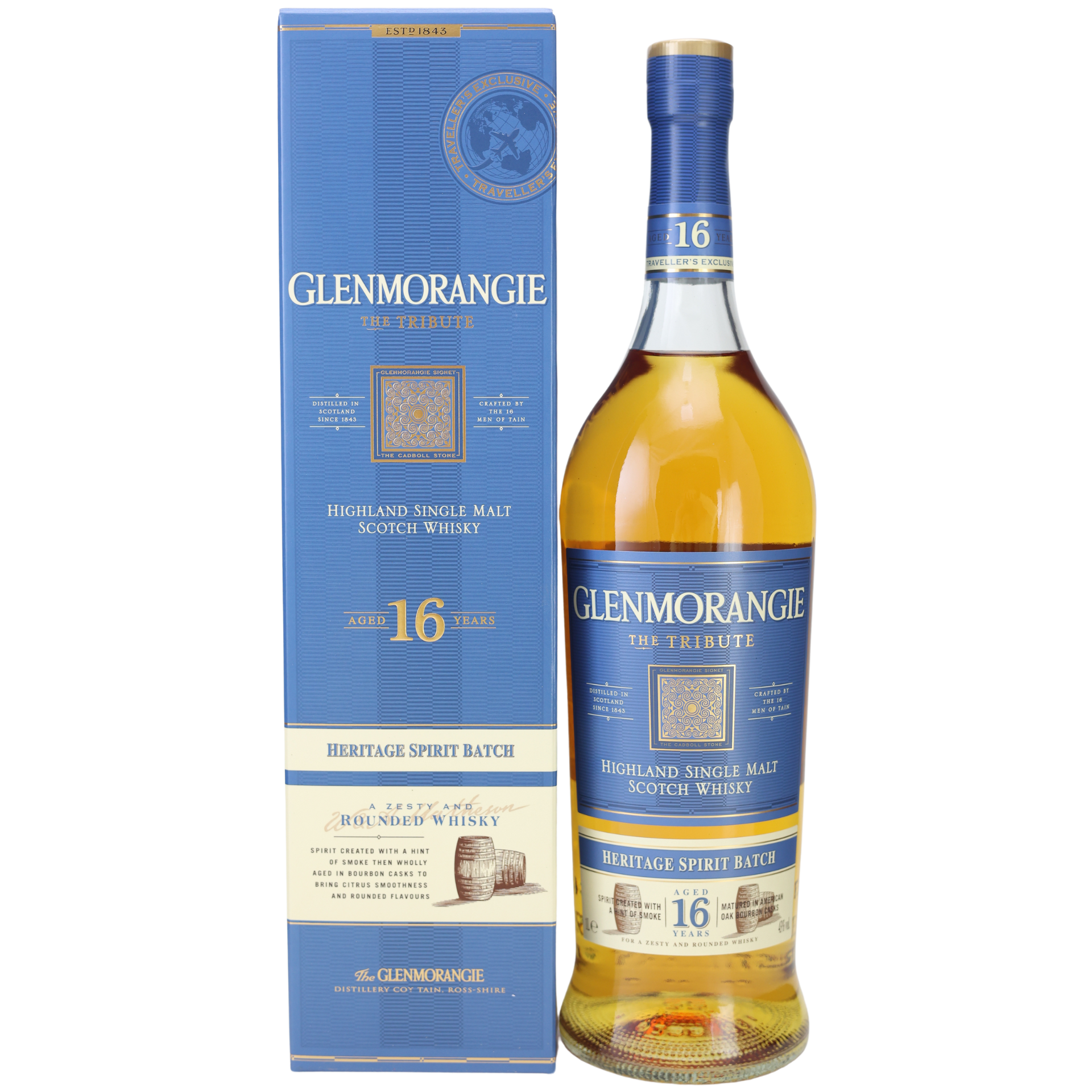 Glenmorangie The Tribute 16 Jahre Highland Whisky 43% 1,0l
