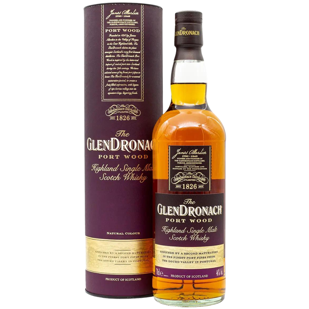 Glendronach Port Wood Finish Whisky 46% 0,7l