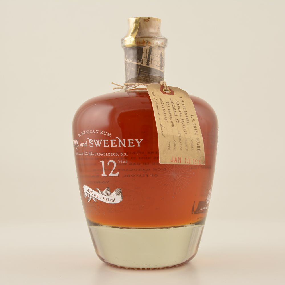 Kirk and Sweeney 12 Years Dominican Rum 40% 0,7l