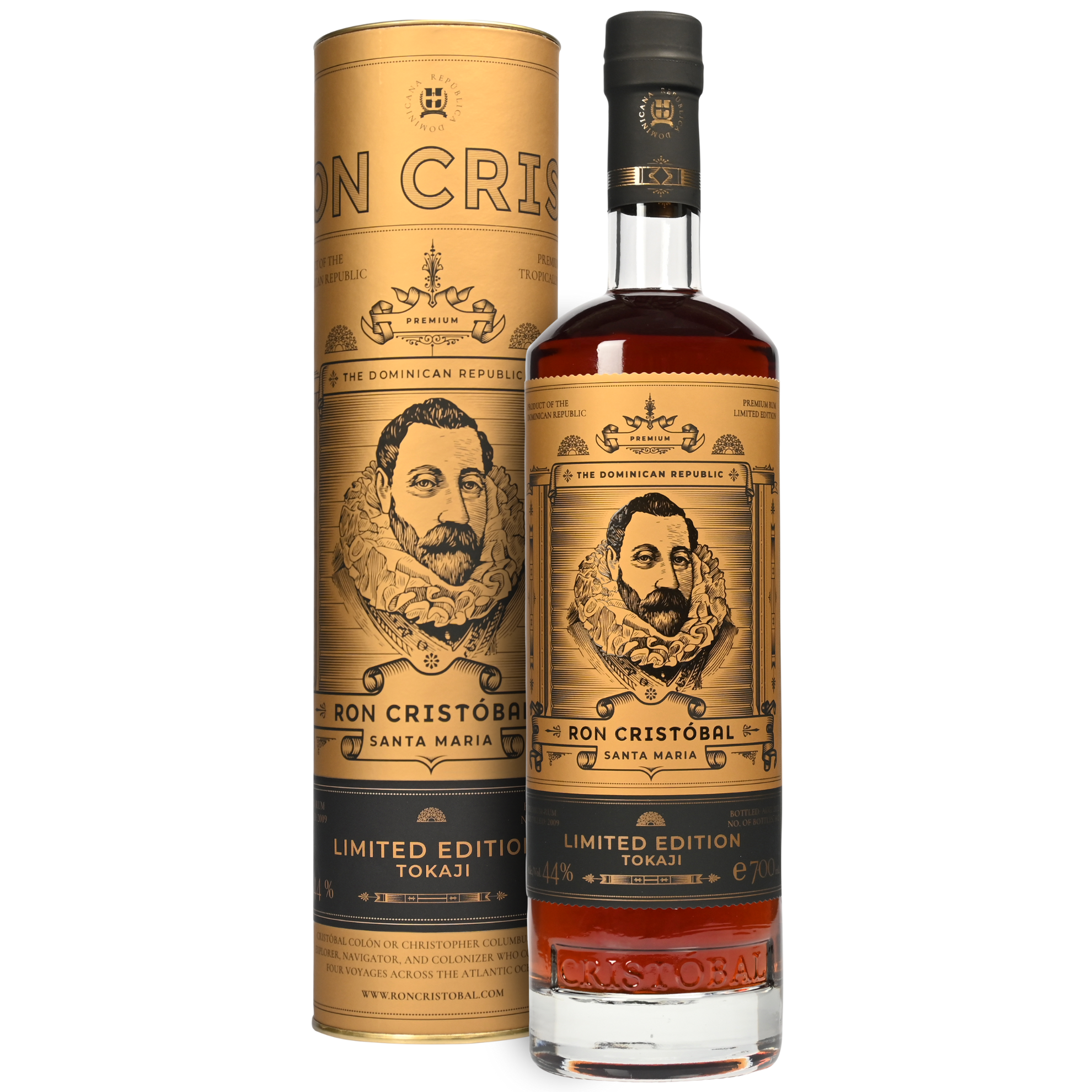 Ron Cristobal Santa Maria Tokaji Finish Rum 44% 0,7l