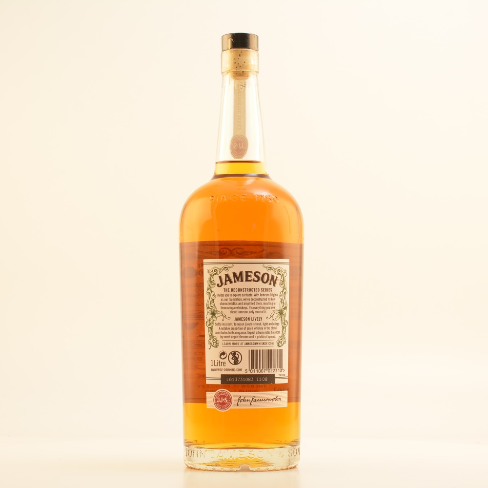 Jameson Lively Irish Whiskey 40% 1,0l