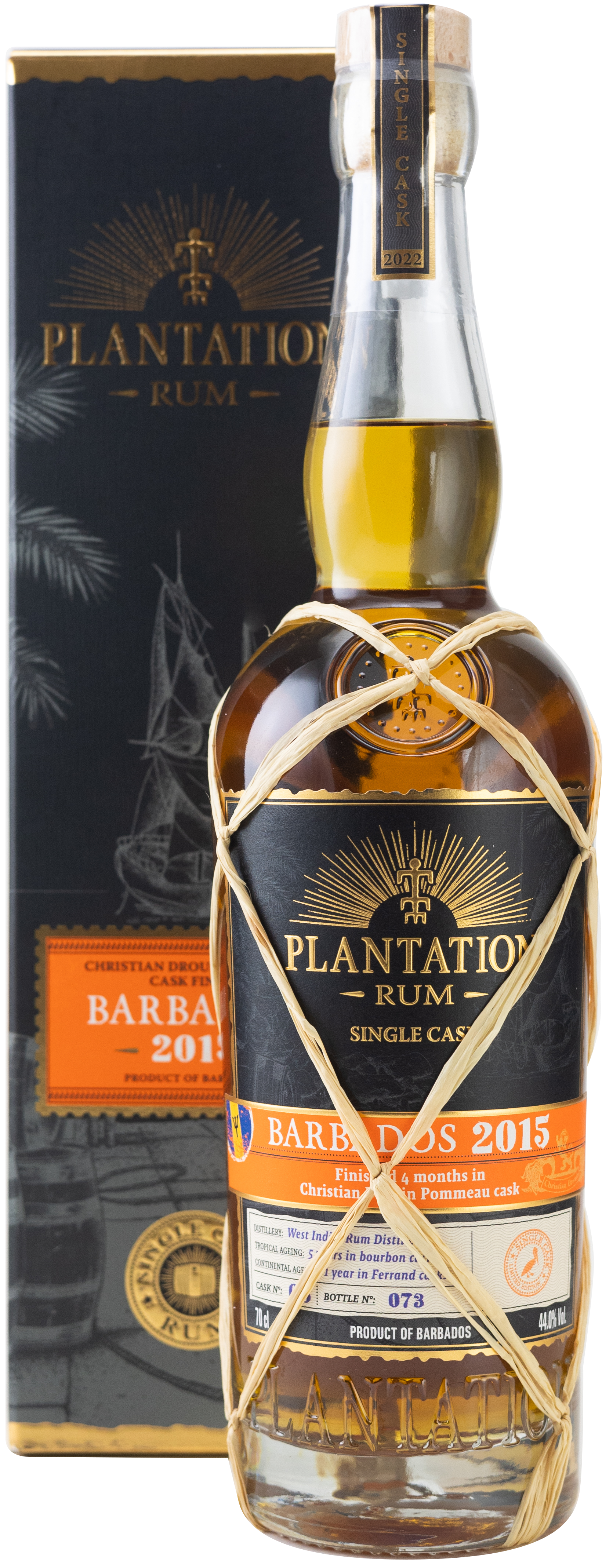 Plantation Rum Single Cask Barbados 2015 Christian Drouin Pommeau Cask Finish 44% 0,7l