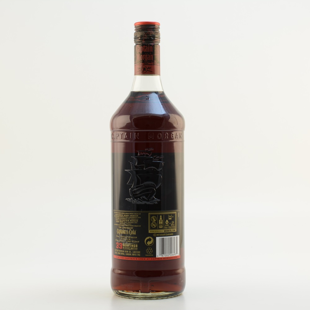 Captain Morgan Black Label Dark Rum 40% 1,0l