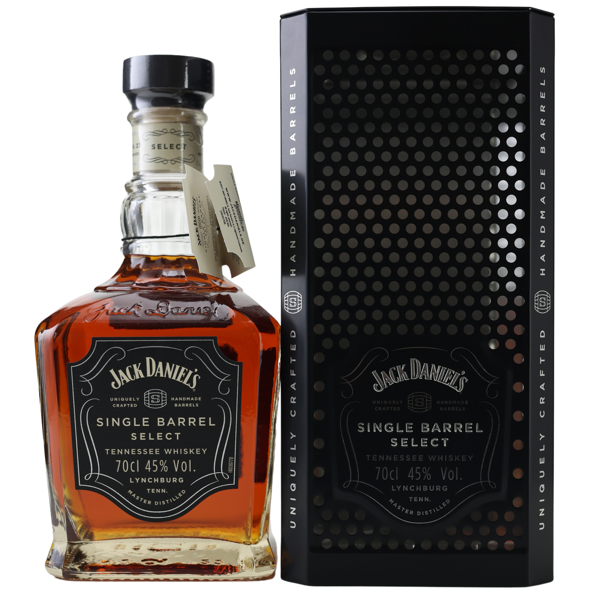 Jack Daniels Select Single Barrel Whiskey 45% 0,7l in Geschenkdose