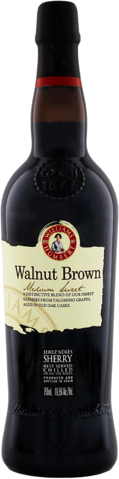 W&H Walnut Brown Medium Sweet Sherry 19,5% 0,75l