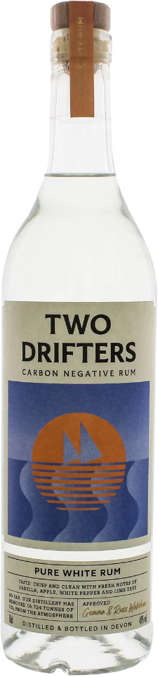 Two Drifters Pure White Rum 40% 0,7l