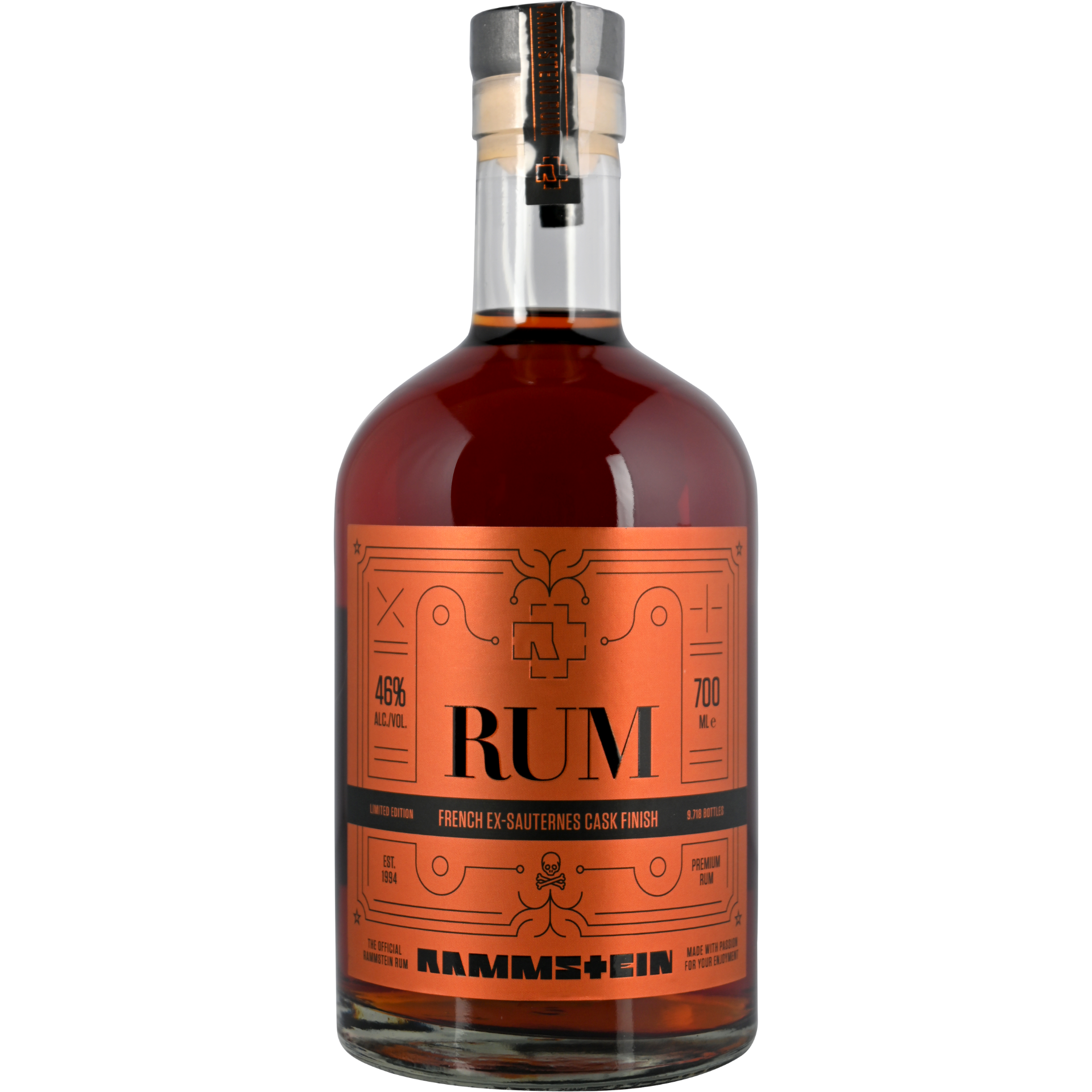 Rammstein Limited Edition 2022 Sauternes Cask Finish Rum 46% 0,7l