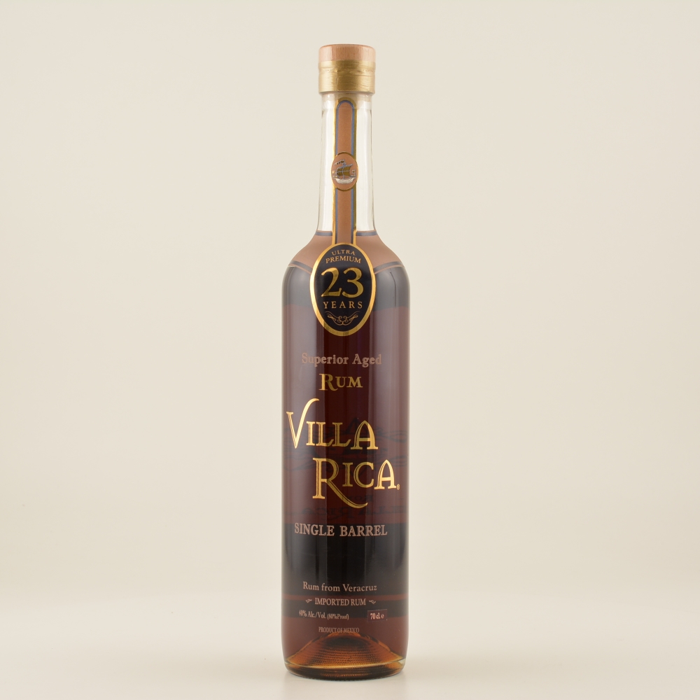 Villa Rica Single Barrel Rum 23 Jahre 40% 0,7l