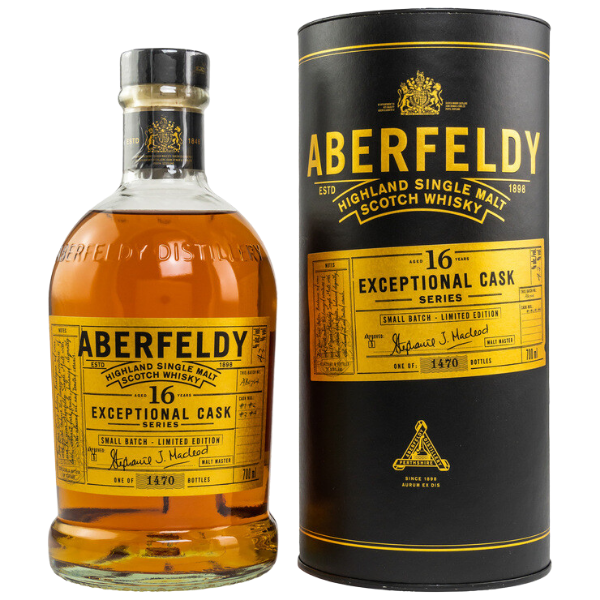Aberfeldy 16 Jahre Exceptional Cask Series Single Malt Whisky 43% 0,7l