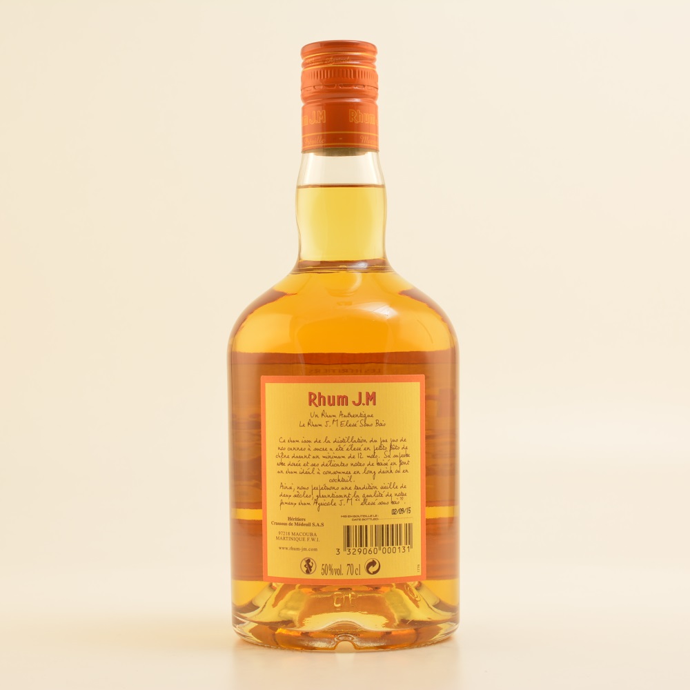Rhum J.M Gold Agricole Rum 50% 0,7l