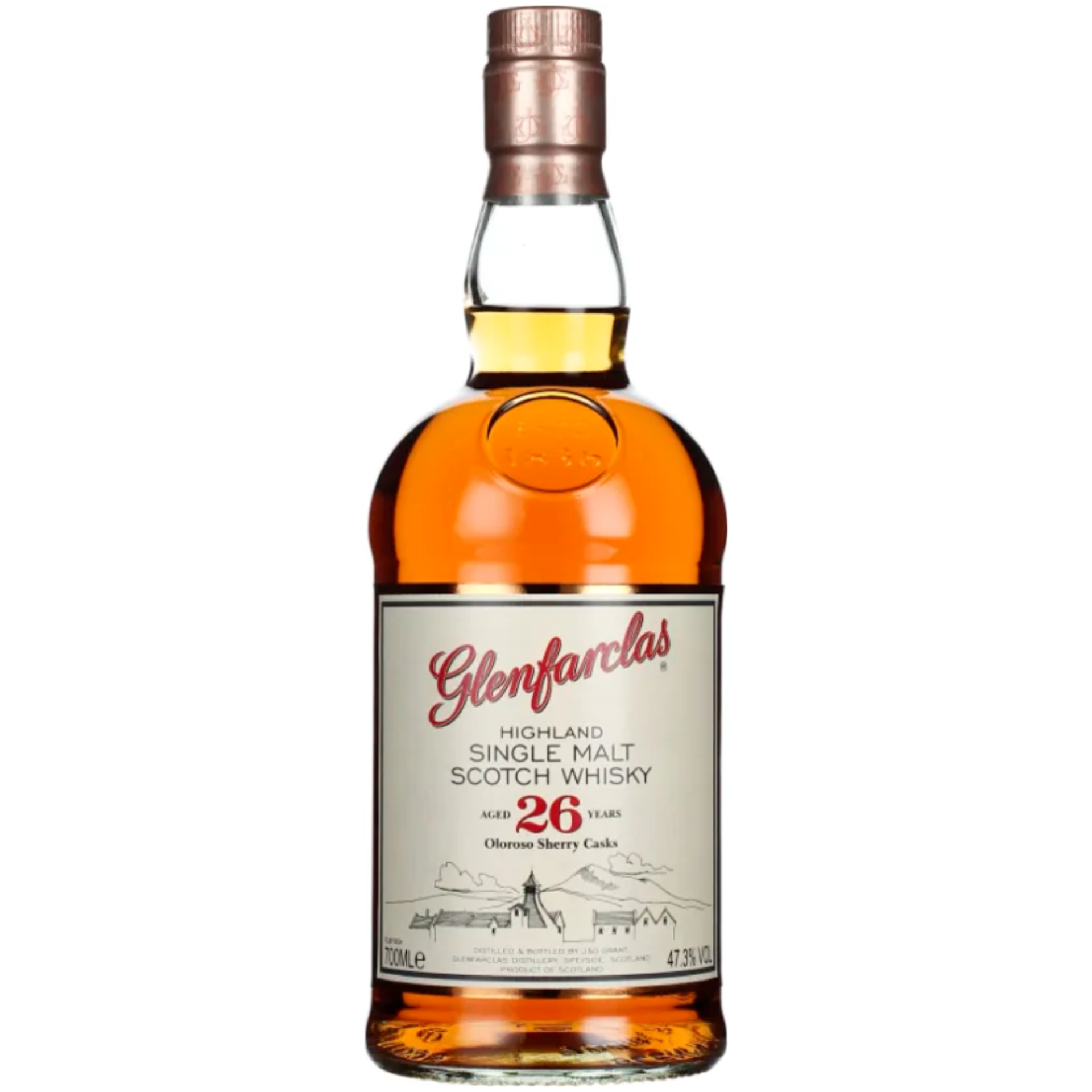 Glenfarclas 26 Jahre Oloroso Cask Whisky 47,3% 0,7l