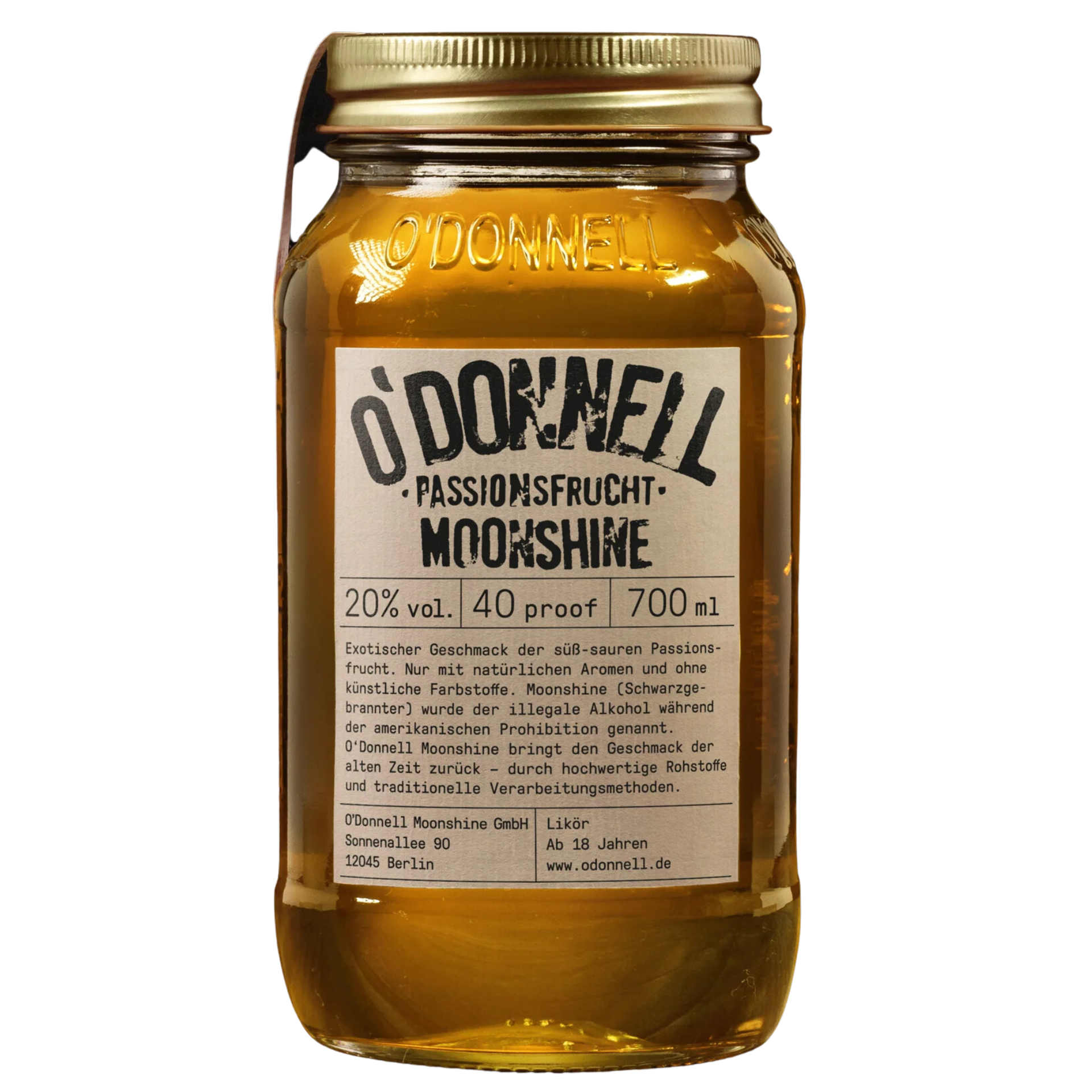 O'Donnell Original Moonshine Passionsfrucht 20% 0,7l
