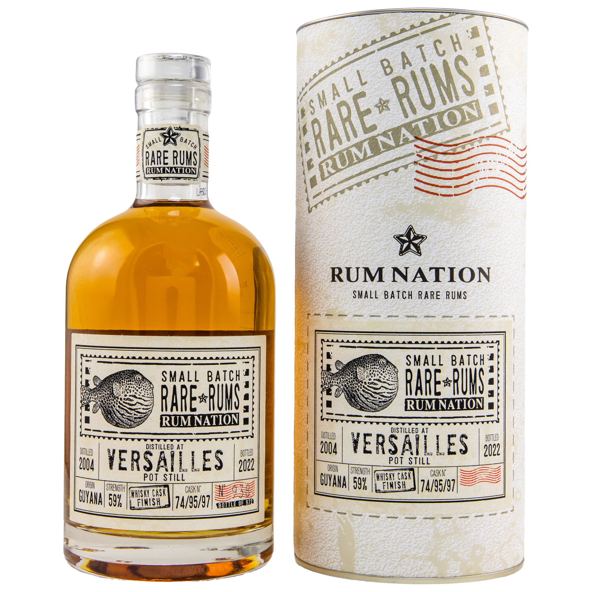 Rum Nation Versailles 2004/2022 Whisky Cask Finish 59% 0,7l